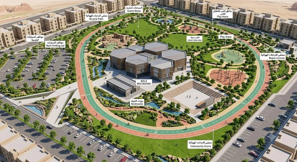 مشروع إنشاء حديقة إسكان العلا